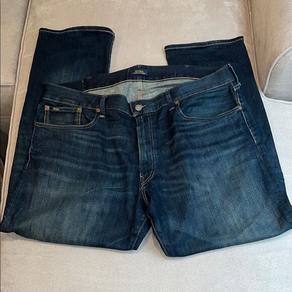 Polo by Ralph Lauren Blue Straight Jeans Classic Style - Picture 2 of 8